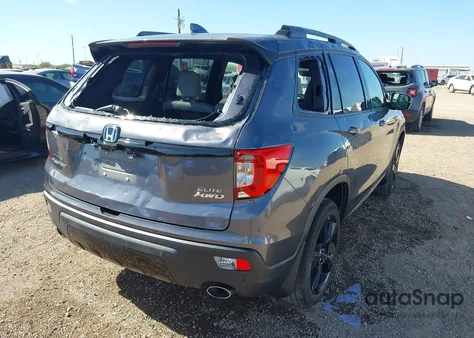 2020 Honda Passport Awd Elite из США, поврежденный, VIN 5FNYF8H07LB015637